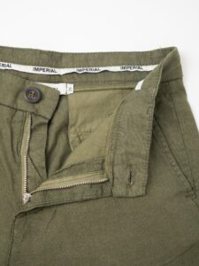 IMPERIAL Pantalone morbido in misto lino PA26FRRTD Army1