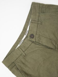 IMPERIAL Pantalone morbido in misto lino PA26FRRTD Army2