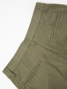 IMPERIAL Pantalone morbido in misto lino PA26FRRTD Army3