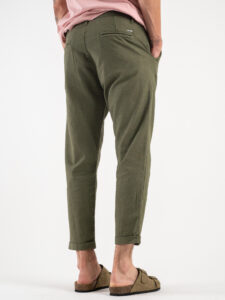 IMPERIAL Pantalone morbido in misto lino PA26FRRTD Army4