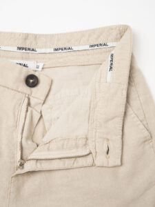 IMPERIAL Pantalone morbido in misto lino PA26FRRTD Beige1