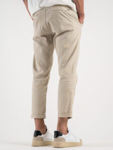 IMPERIAL Pantalone morbido in misto lino PA26FRRTD Beige4