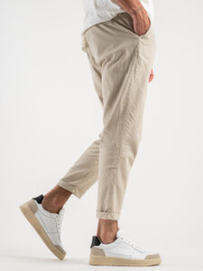 IMPERIAL Pantalone morbido in misto lino PA26FRRTD Beige5