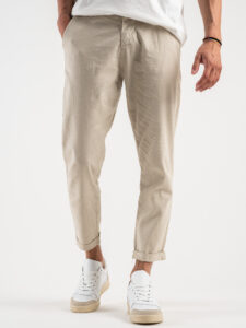 IMPERIAL Pantalone morbido in misto lino PA26FRRTD Beige7