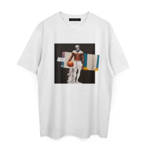 INDEPENDENT REPUBLIC T-shirt in cotone con stampa GLORIUS bianco
