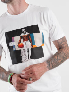 INDEPENDENT REPUBLIC T-shirt in cotone con stampa GLORIUS bianco2