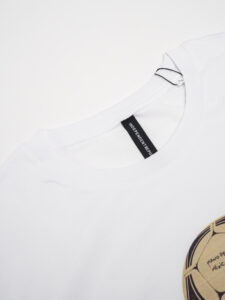 INDEPENDENT REPUBLIC T-shirt in cotone con stampa MANO DE DIOS bianco (1)