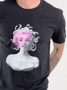 INDEPENDENT REPUBLIC T-shirt in cotone con stampa MEDUMARILYN Nera2