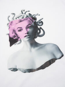 INDEPENDENT REPUBLIC T-shirt in cotone con stampa MEDUMARILYN bianco (1)