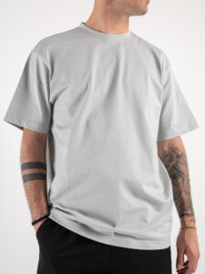 ONLY&SONS T-shirt basica over in cotone FRED 22022532 Mirage Gray1