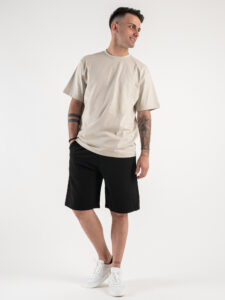 ONLY&SONS T-shirt basica over in cotone FRED 22022532 Silver Lining1