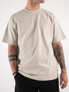 ONLY&SONS T-shirt basica over in cotone FRED 22022532 Silver Lining2