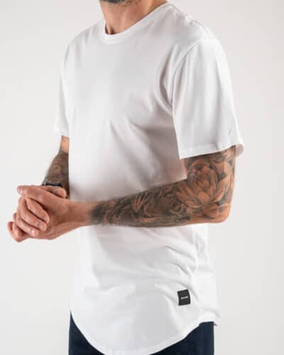 ONLYSONS T shirt in cotone con fondo stondato MATT 22002973 White 8 Nuovi Arrivi