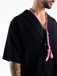 Collana Bandana MADAGASCAR Rosa1