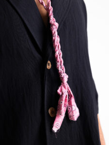 Collana Bandana MADAGASCAR Rosa2