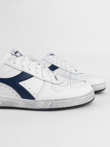 DIADORA Magic Basket Low Icona White:Blue caspian sea1