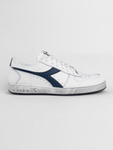DIADORA Magic Basket Low Icona White:Blue caspian sea5