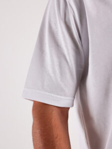 MOD T-shirt girocollo basica stretch 19221 Bianca4