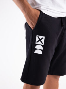 ONLY&SONS Bermuda in felpa con interno felpato e stampa LENNY 22025416 Black4