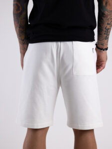ONLY&SONS Bermuda in felpa con interno felpato e stampa LENNY 22025416 Cloud Dancer2