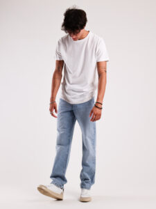 ONLY&SONS Jeans loose fit senza rotture EDGE 22026986 Light Blue Denim4