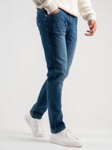 727 Jeans slim fit leggermente slavato senza rotture ALEX S2S0100A Blu (4)