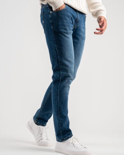 727 Jeans slim fit leggermente slavato senza rotture ALEX S2S0100A Blu 4 Saldi