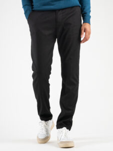 ALTATENSIONE Pantalone chinos da abito 2272 SANTORINI Nero (2)
