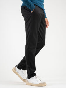 ALTATENSIONE Pantalone chinos da abito 2272 SANTORINI Nero (3)