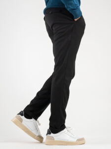 ALTATENSIONE Pantalone chinos da abito 2272 SANTORINI Nero (4)