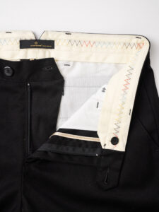 ALTATENSIONE Pantalone chinos da abito 2272 SANTORINI Nero (6)