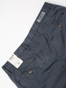 BERNA Pantalone chinos slim AI 233151 Antracite (6)