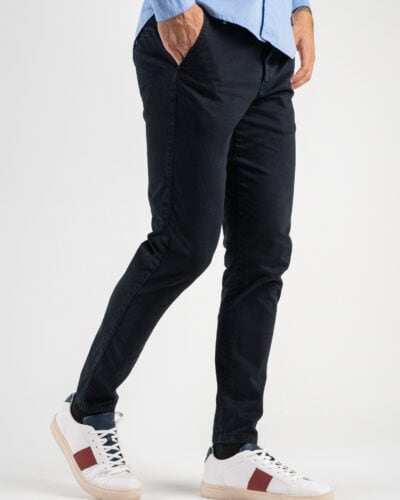 BERNA Pantalone chinos slim AI 233151 Blu 2 Nuovi Arrivi