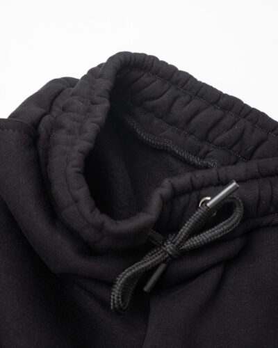 BERNA Pantalone tuta felpato con logo e polsini 233138 Nero 11 BERNA BERNA Pantalone tuta felpato con logo e polsini 233138 Nero