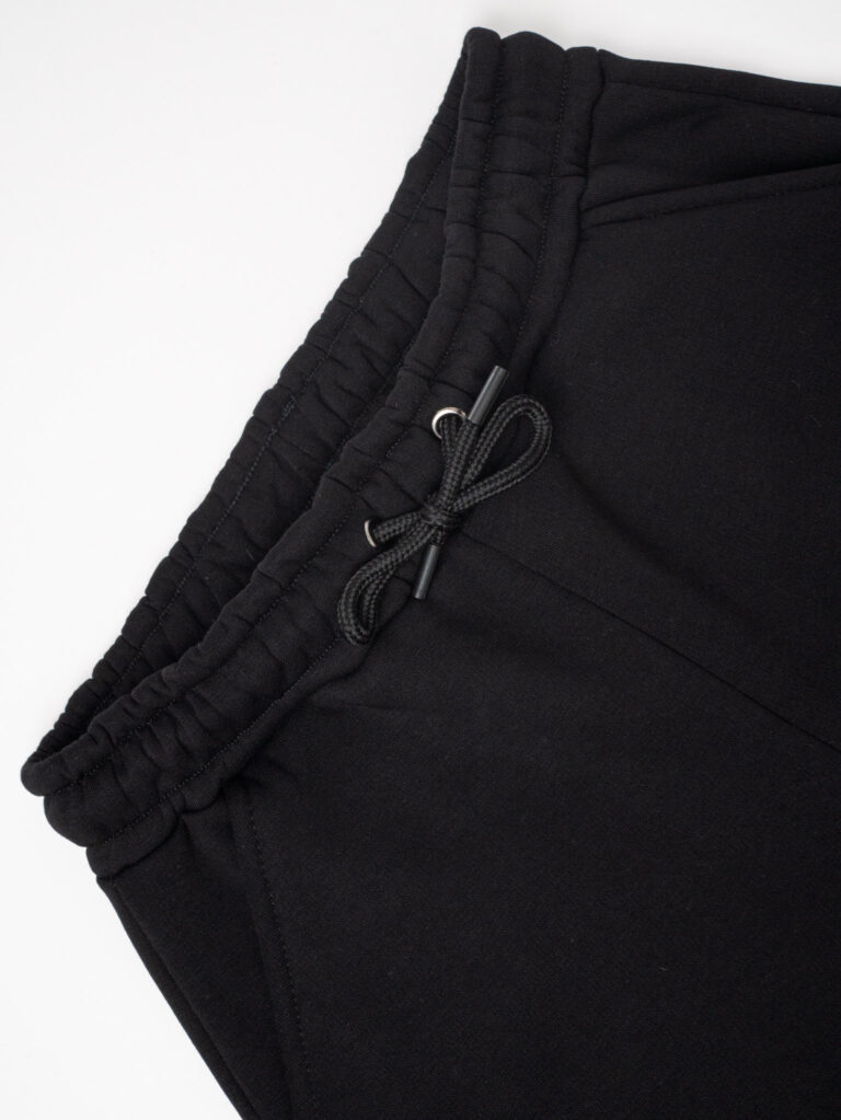 BERNA Pantalone tuta felpato con logo e polsini 233138 Nero 9 BERNA BERNA Pantalone tuta felpato con logo e polsini 233138 Nero