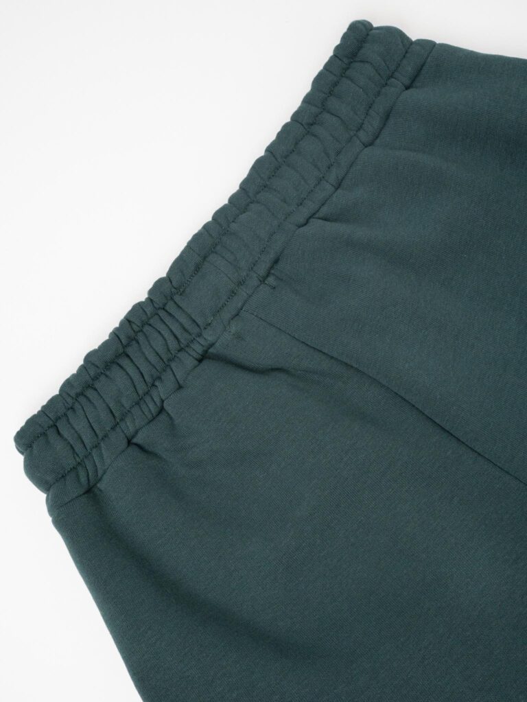 BERNA Pantalone tuta felpato con logo e polsini 233138 Verde Bosco 5 BERNA BERNA Pantalone tuta felpato con logo e polsini 233138 Verde Bosco