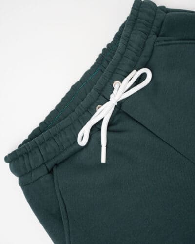 BERNA Pantalone tuta felpato con logo e polsini 233138 Verde Bosco 6 BERNA BERNA Pantalone tuta felpato con logo e polsini 233138 Verde Bosco