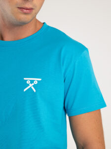 BERNA T-shirt basica con stampa logo sul cuore 233137 Poseidon1