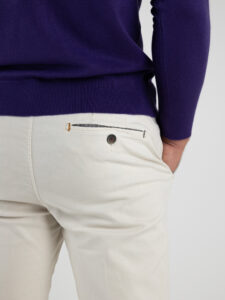 BL.11 Pantalone chinos A:I FRANCIACORTA Panna4