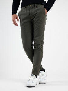 BL.11 Pantalone chinos A:I FRANCIACORTA Verde Militare1