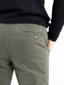 BL.11 Pantalone chinos A:I FRANCIACORTA Verde Militare3