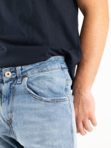 BL11 Jeans regular lavaggio medio aristotele REINA Azzurro3