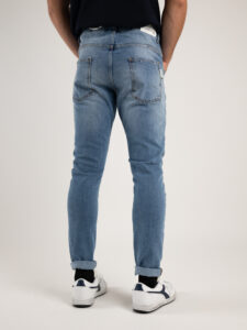 BL11 Jeans regular lavaggio medio aristotele REINA Azzurro4