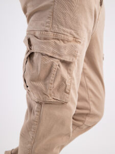 BL11 Pantalone cargo regular con tasconi laterali MERTENS Beige4