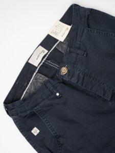 BL11 Pantalone cargo regular con tasconi laterali MERTENS Blu (7)