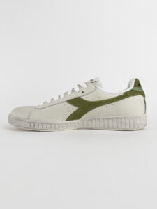 DIADORA Game L Low Waxed Suede Pop White:Fern1