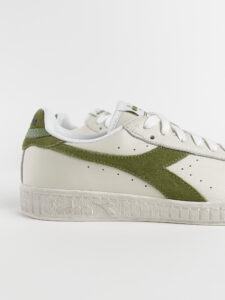 DIADORA Game L Low Waxed Suede Pop White:Fern4
