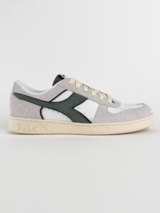 DIADORA Magic Basket Low Suede Leather White:Dark Forest4