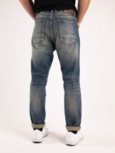 GIANNI LUPO Jeans CARROT con rotture e patch GL159F8