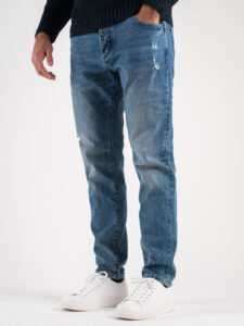 GIANNI LUPO Jeans con rotture REGULAR GL6198 Azzurro (2)